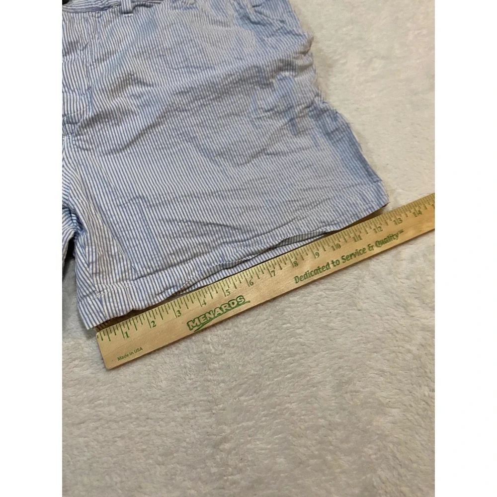 Chubbies Mens XXL Seersucker Shorts Blue White Striped 5.5 Inseam Regular Fit